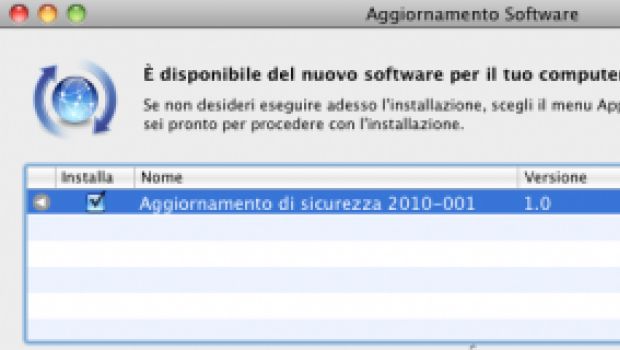 Apple rilascia Aggiornamento di Sicurezza 2010-001 per Leopard e Snow Leopard