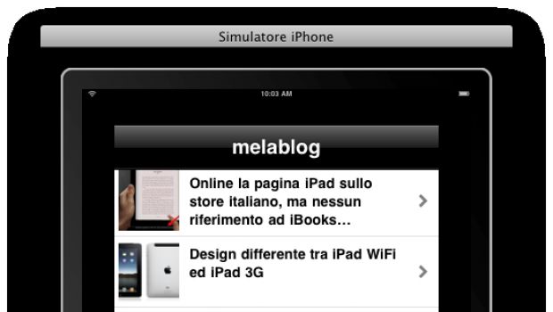 iPad: Il nostro primo contatto con il simulatore dell'SDK 3.2 beta rivela molte sorprese