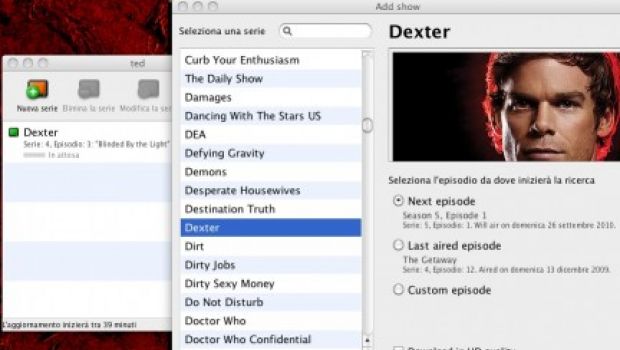 Torrent Episode Downloader (Ted): scaricare e organizzare i torrent delle serie tv