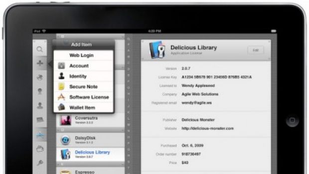 1Password approda su iPad