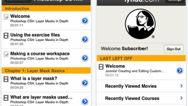 Lynda per iPhone: una completa raccolta di tutorial  sempre a portata di mano