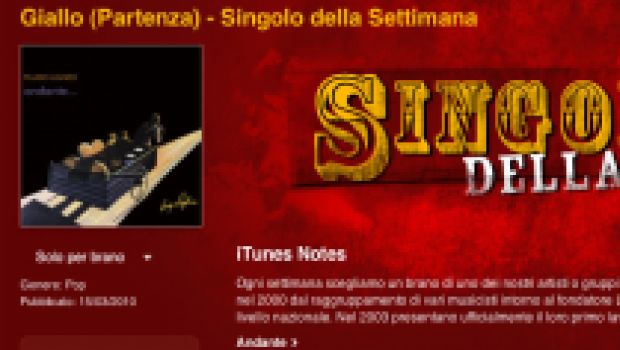 Il singolo della settimana su iTunes: 