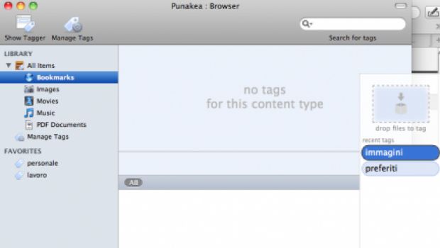 Punakea, organizzare file e segnalibri grazie ai tag