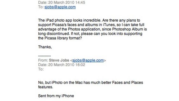 iPad: Steve Jobs risponde ad un'altra e-mail