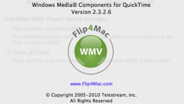 Flip4Mac si aggiorna alla versione 2.3.2.6