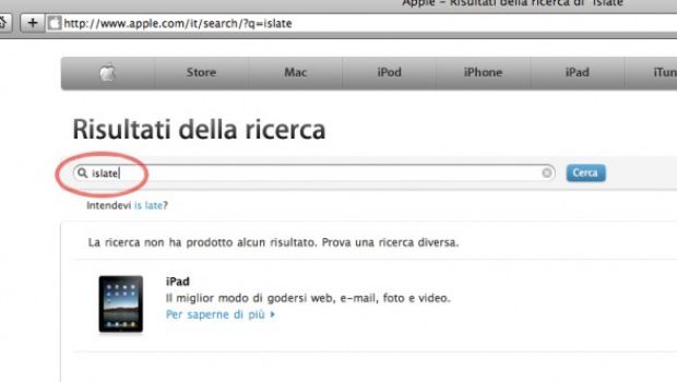 Sul sito ufficiale Apple cercare 