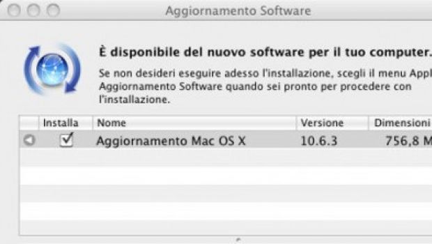 Apple rilascia Mac OS X 10.6.3