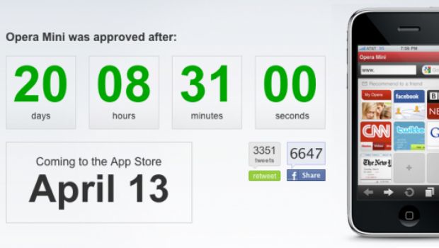 Apple approva Opera Mini per iPhone