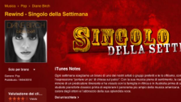 Il singolo gratuito della settimana su iTunes: 