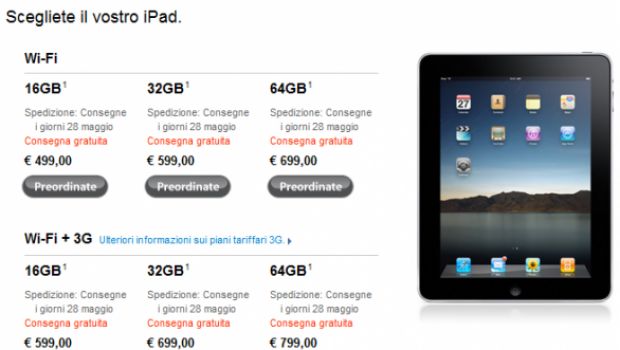 Da oggi è possibile prenotare l'iPad [aggiornato]