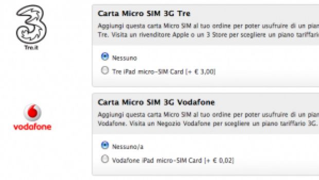 MicroSIM di 3 disponibili su Apple Store