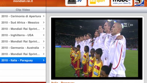 RaiMondiali Plus l'applicazione per seguire i mondiali su iPad