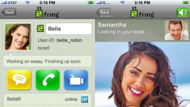 Fring per iOS 4 supporta il multitasking e la videochat su iPhone 4