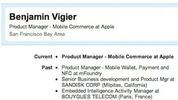 Apple assume un esperto di NFC come mobile product manager