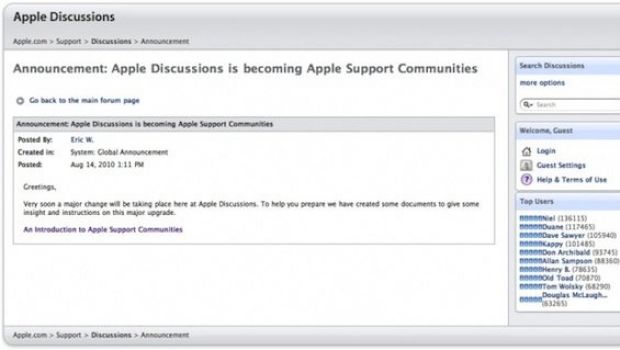 Apple al lavoro sui social network di supporto tecnico