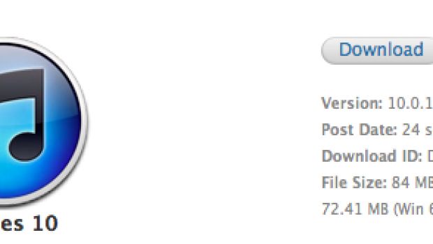 Apple rilascia iTunes 10.0.1