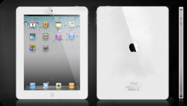 Il prossimo iPad sarà anche bianco ?