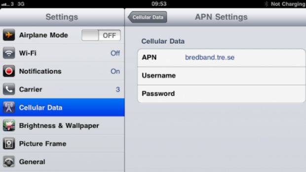 Tethering scompare dalle impostazioni dell'iPad in iOS 4.2 beta3