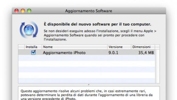 Apple rilascia iPhoto 9.0.1