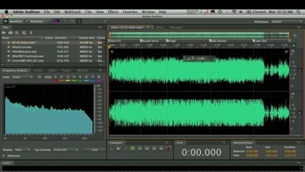 Disponibile la beta di Adobe Audition per Mac