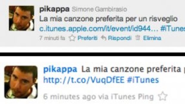 Ping passa all'accorciatore di URL di Twitter