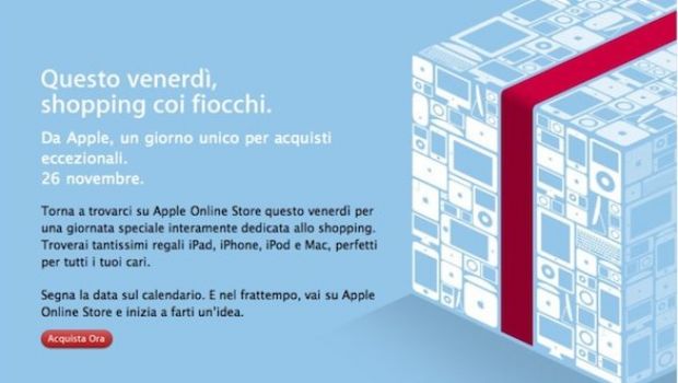 Venerdì di sconti su Apple Store Online