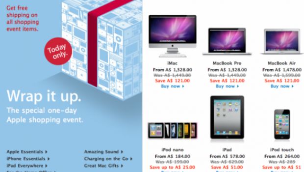 Apple Store Australia: gli sconti del Black Friday