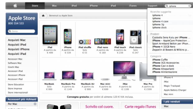 Apple Store online riapre con ritocchi al design