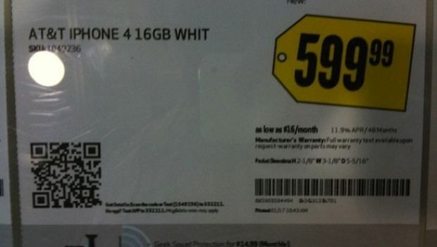 Best Buy si prepara all'arrivo dell'iPhone 4 bianco