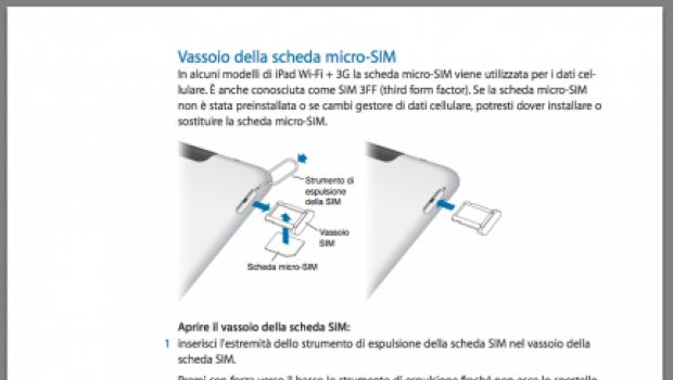 iPad 2: disponibile il Manuale utente PDF