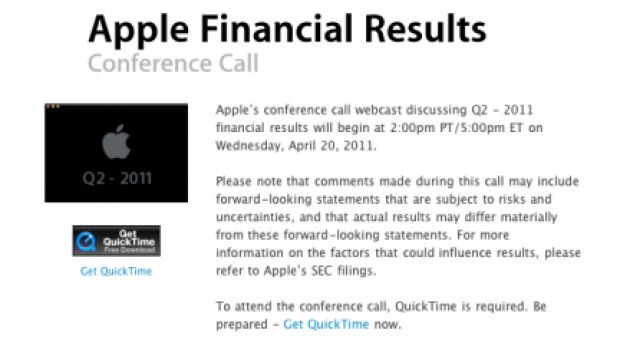 Apple: il 20 aprile la Conference Call con i risultati fiscali del Q2 2011