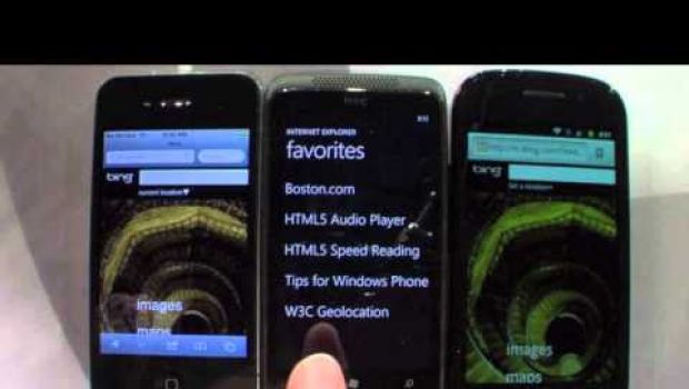 Windows Phone 7 ha un browser più veloce di Android e iOS