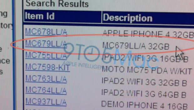 L'iPhone 4 bianco appare nel catalogo di Verizon