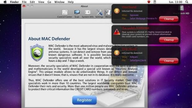 Apple risolve il problema del malware Mac Defender