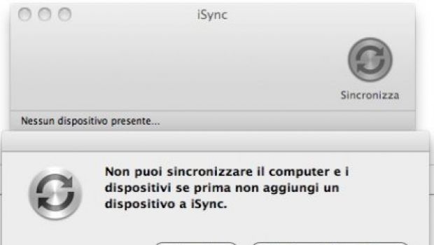 Lion: niente iSync?