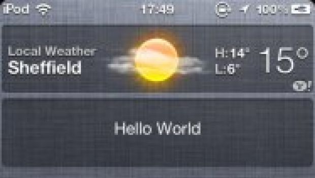 Widget personalizzabili su iOS 5?