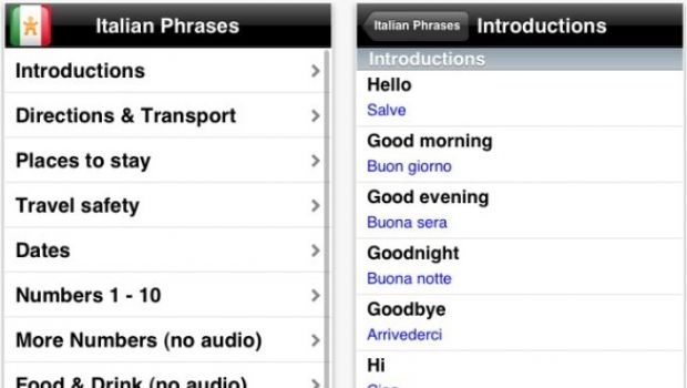 Frasari gratuiti per iOS in ben 25 lingue