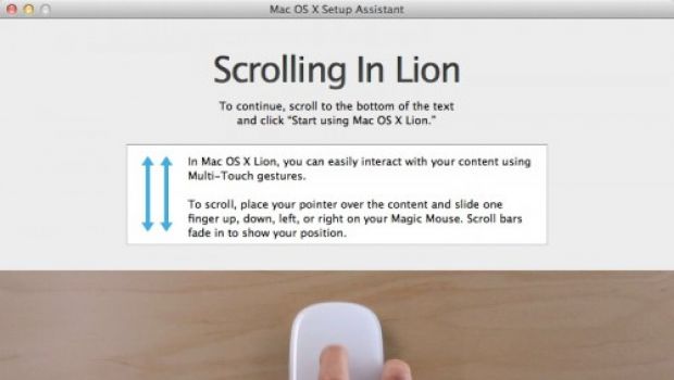 Apple rilascia la GM di Lion con le istruzioni per le gesture