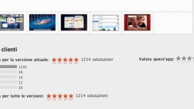 Lion con il 90% delle recensioni a 5 stelle su App Store dopo il primo giorno