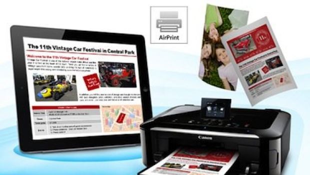 Canon aggiunge il supporto AirPrint a alcune Pixma