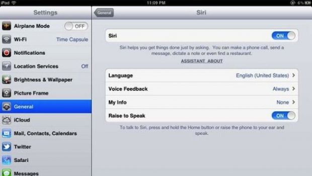 Siri sbarca su iPad ma resta muta