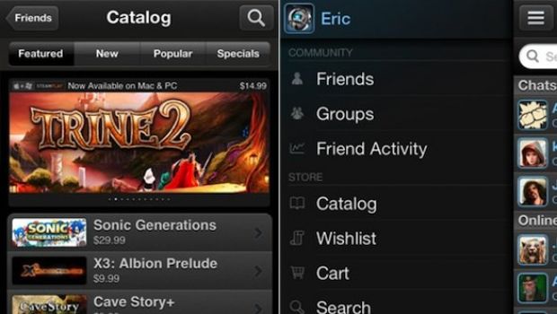 Steam per iOS: acquisti e chat, ma niente giochi