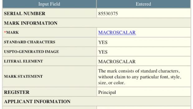 Apple registra il marchio Macroscalar per il processore A6 ?