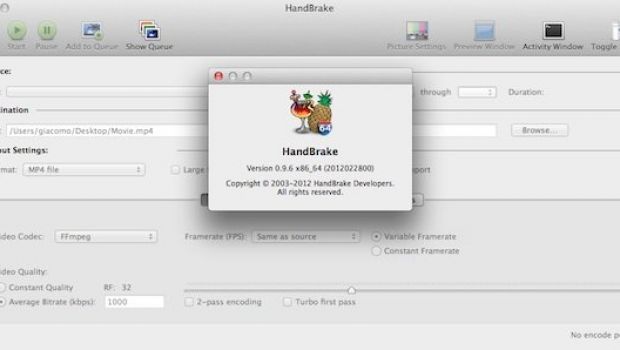 Handbrake 0.9.6 disponibile per il download