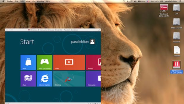 Parallels Desktop ora supporta Mountain Lion e Windows 8 CP