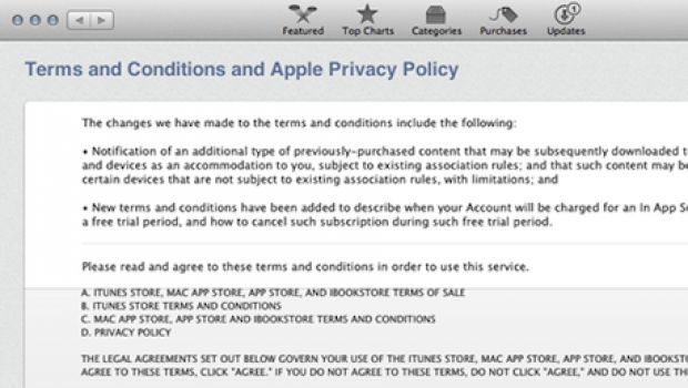 Le nuove condizioni di iTunes permettono i periodi di prova gratuita