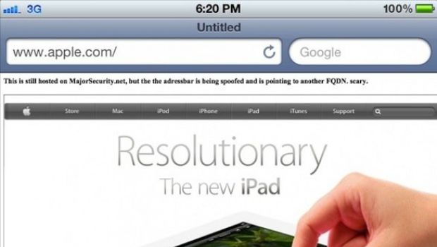 iOS 5.1: scovato un pericoloso bug in Safari