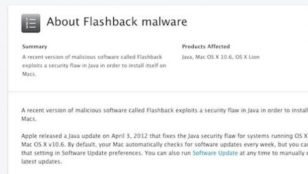 Apple lavora ad un tool di rimozione del Trojan Flashback