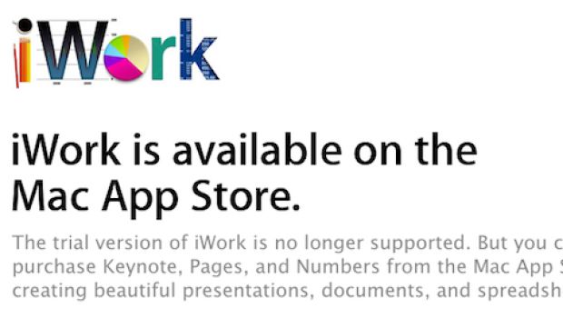 Addio alle versioni di prova di iWork e Aperture