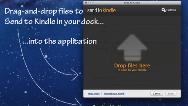 Amazon rilascia un'app per inviare documenti al Kindle